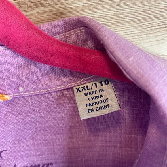 Tommy Bahama Purple Shirt - Picture 3 of 12